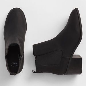 H&M black suede booties
